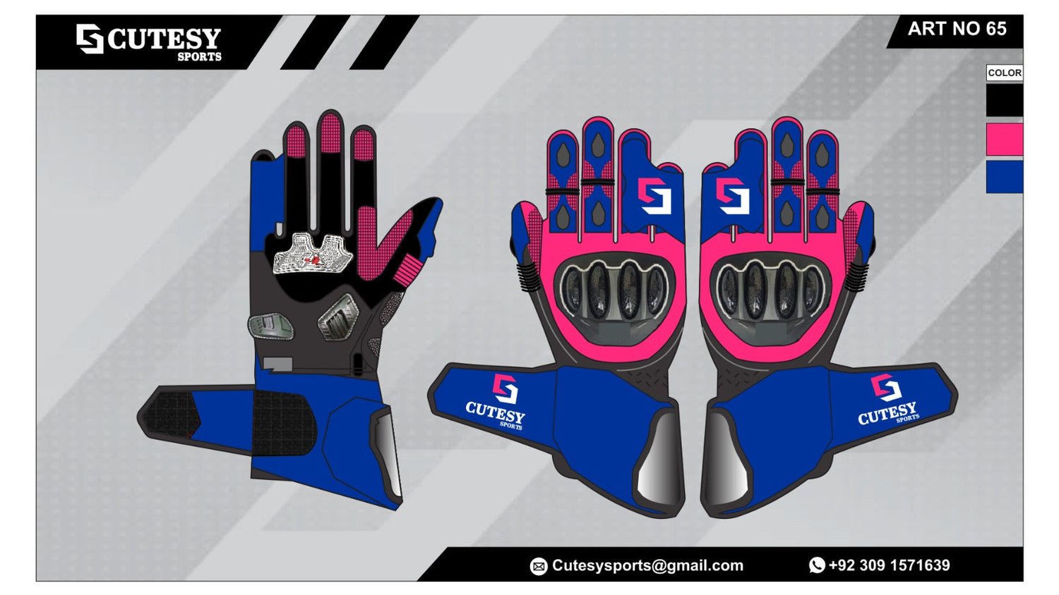 Cutesy Racing Gloves Colletions